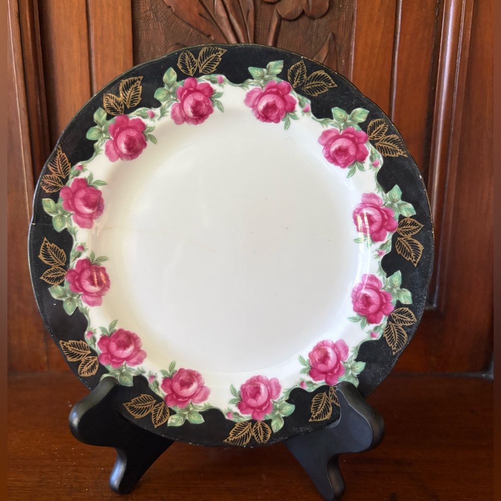 Norcrest Vintage Floral Rose China Salad Plate❣️